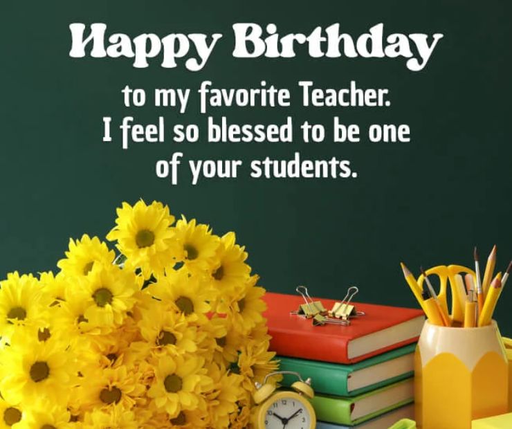 10 Best Birthday Wishes for Female Teacher