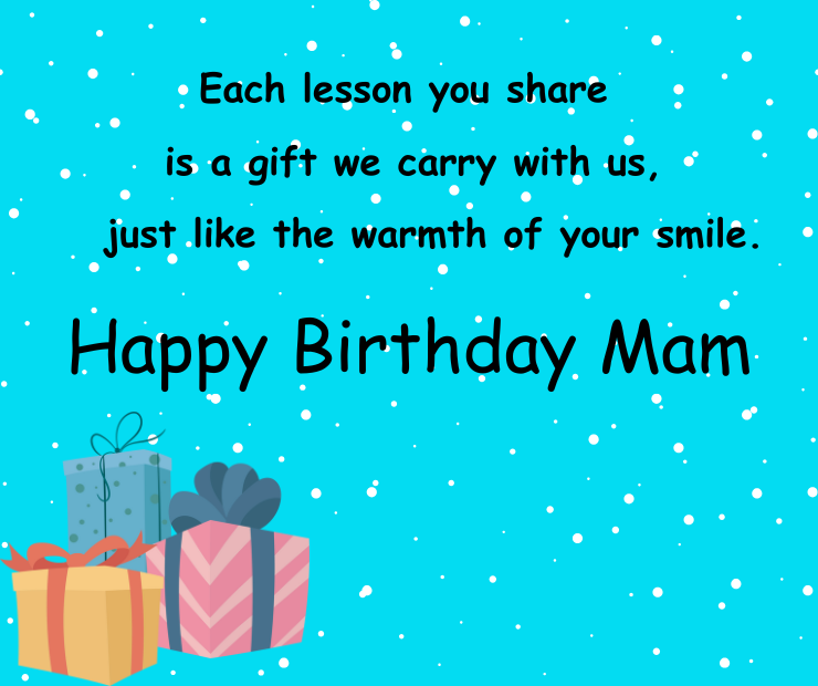 happy birthday mam wishes