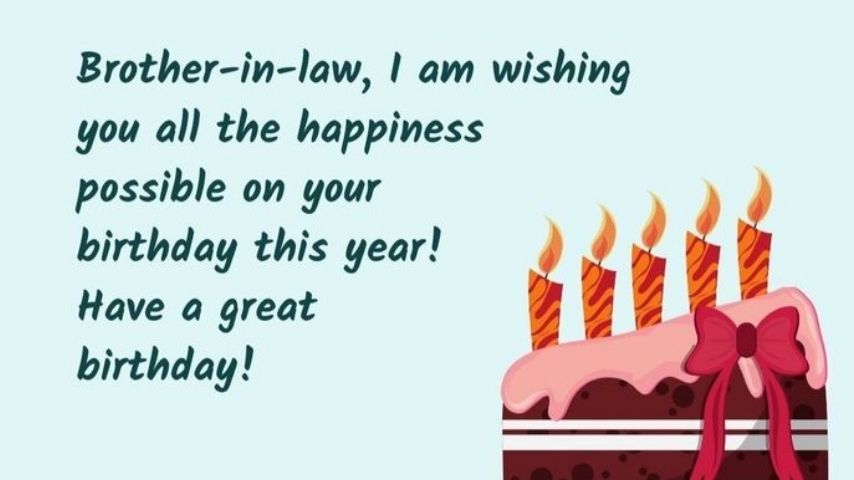 Best Simple Quotes & Birthday Wishes for Brother in Law