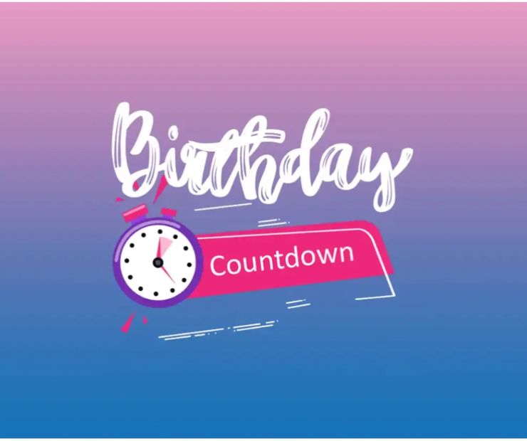 Countdown Captions for Instagram for Birthday