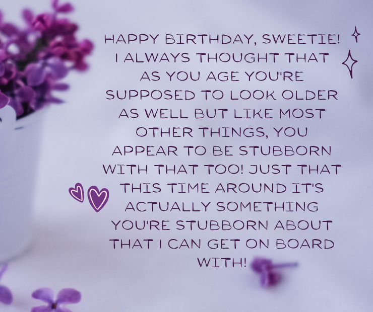Long and funny heartfelt birthday wishes for girlfriend