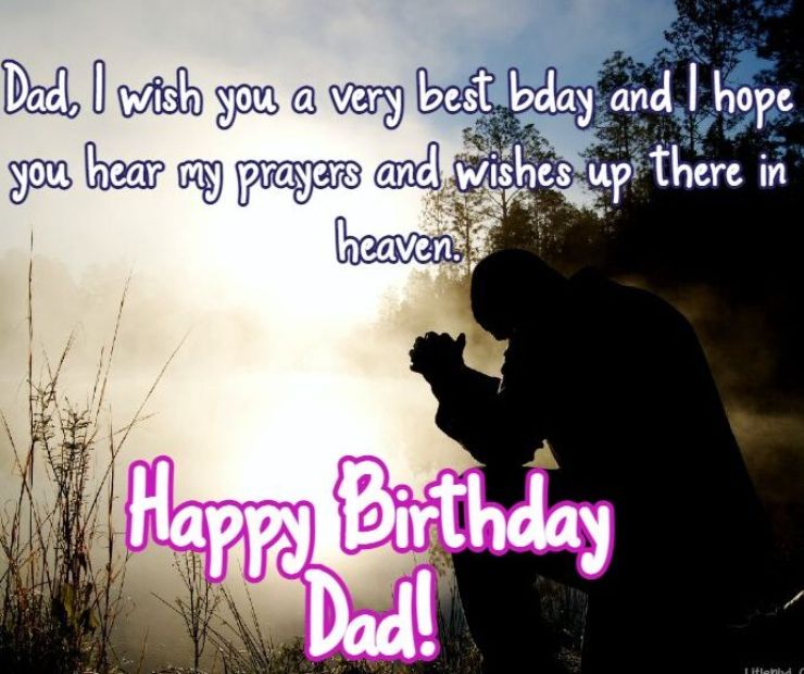 Happy Heavenly Birthday Dad Messages