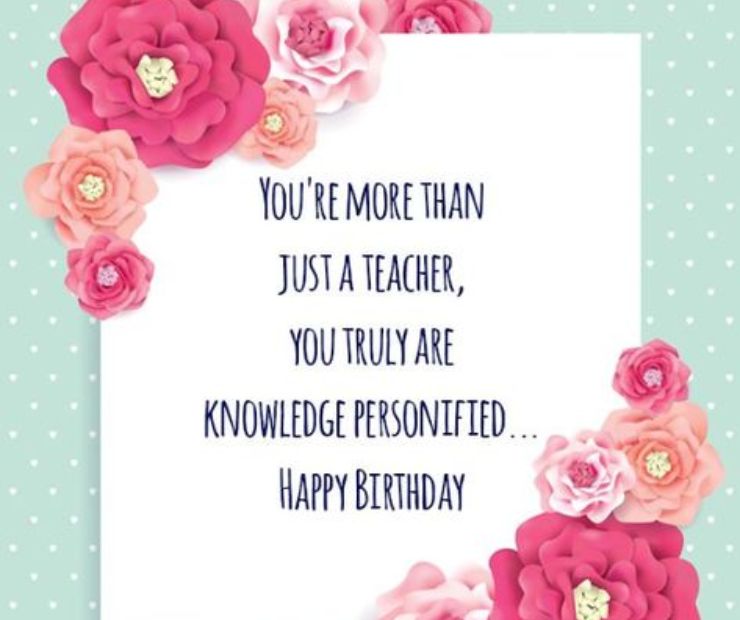 Happy birthday to a truly honourable person