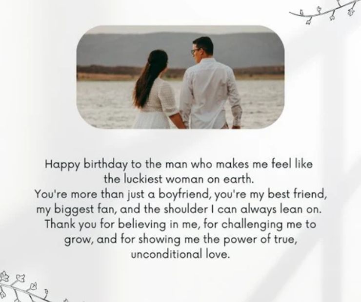 Heart Touching & Romantic Birthday Wishes for Boyfriend