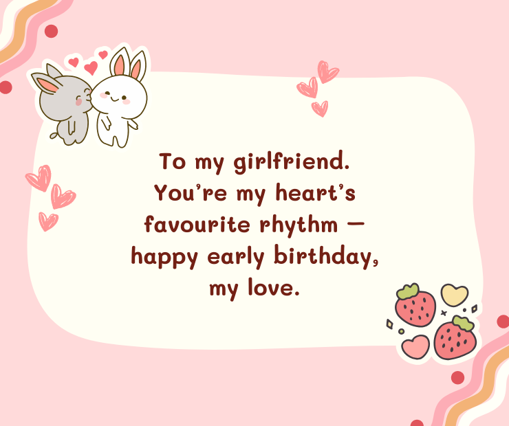 Advance Birthda Day Wishes for My Lover