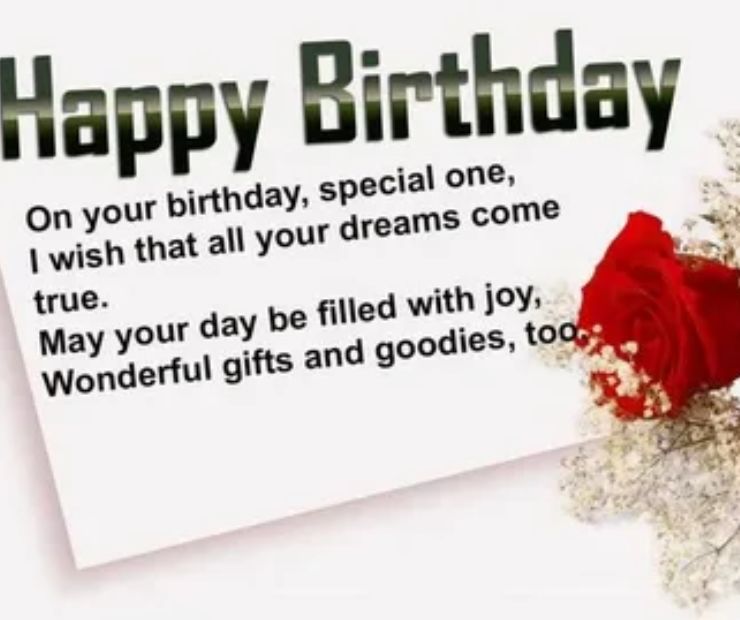 Respectful birthday wishes for someone dear