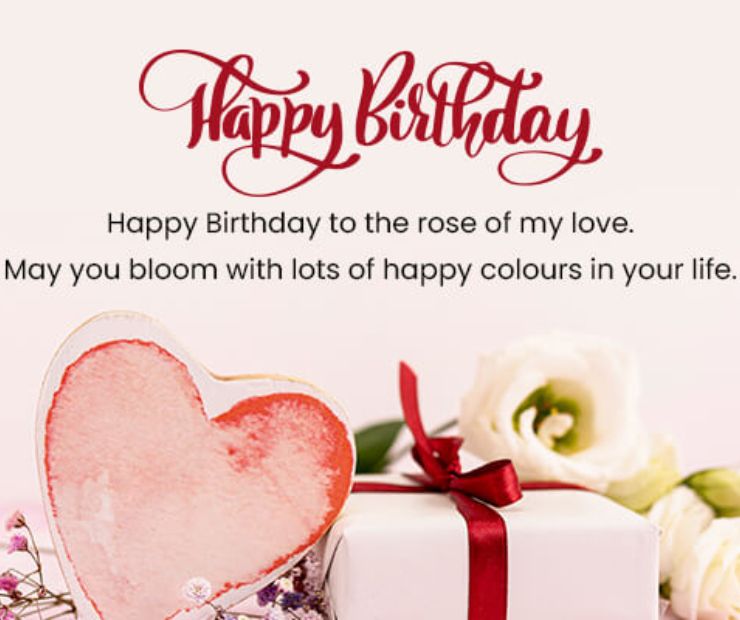 Short & Sweet Touching Birthday Wishes for Girlfriend