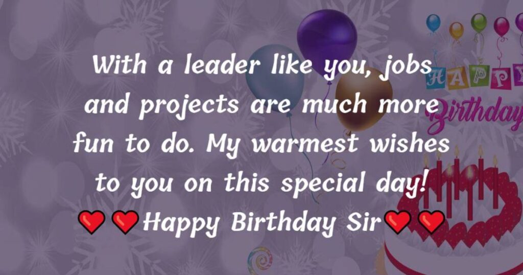 Birthday Wishes to a Great Political Leader