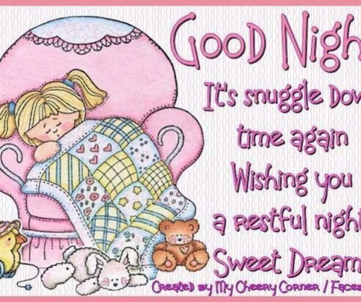 Cute Good Night Blessings Images