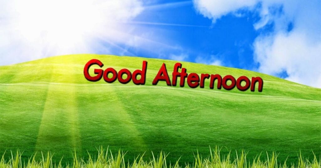 Good Afternoon Wishes For Family