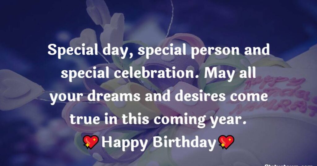 Long Distance Heart Touching Birthday Wishes For Your Special Person