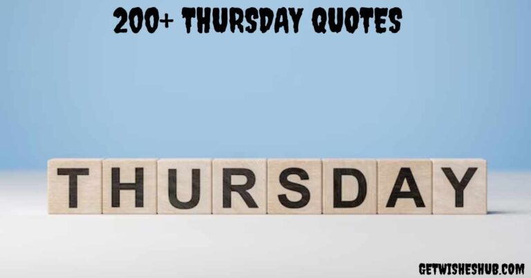 Thursday Quotes