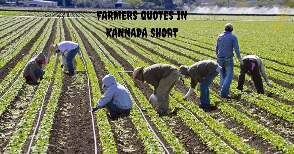 Farmers Quotes In Kannada Short