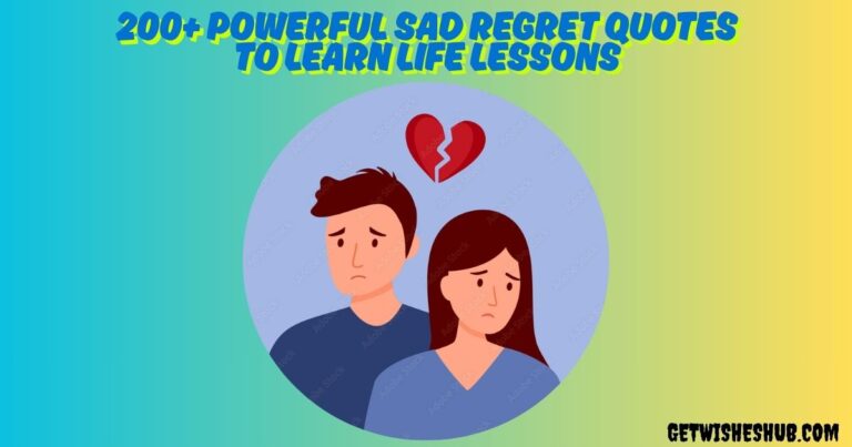 Sad Regret Quotes