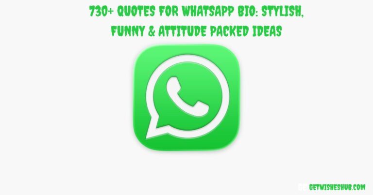 Quotes For WhatsApp Bio