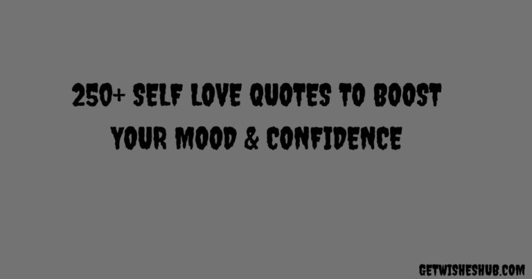 Self Love Quotes
