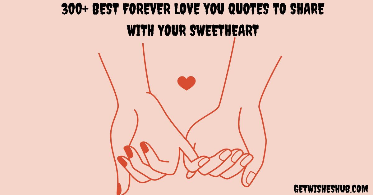 Forever Love You Quotes